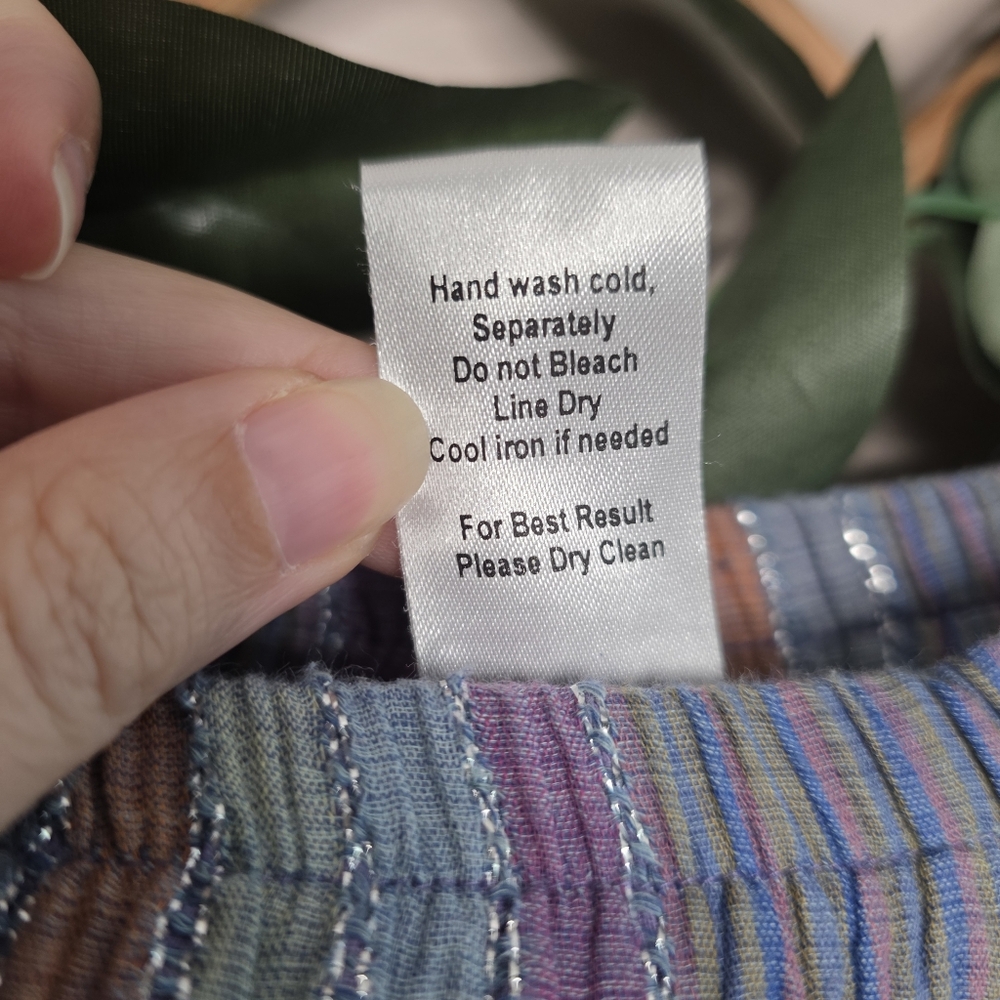 49) Soft Surroundings Multicolor Bohemian Skirt Sz. Petite Medium - Picture 6 of 7